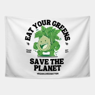 Eat your veggies, save the planet Tapestry