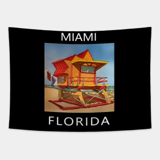 Miami Florida - Welshdesigns Tapestry