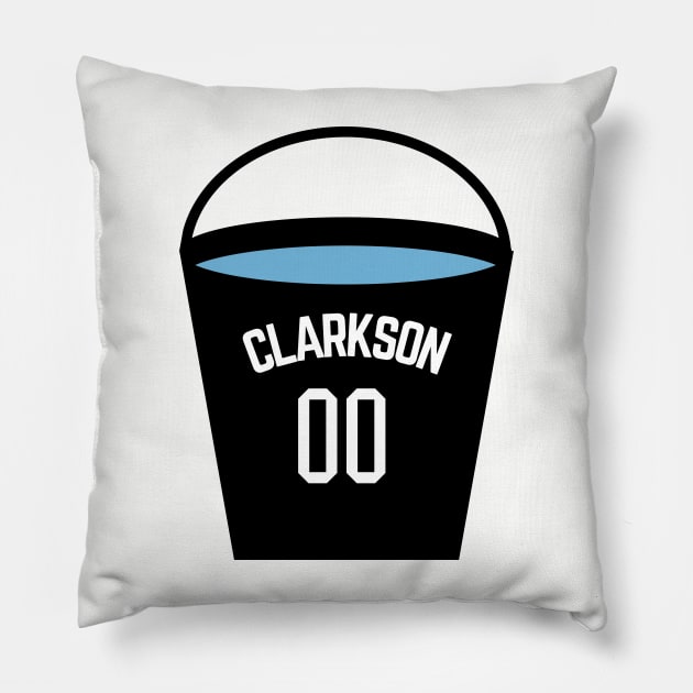 Jordan Clarkson Bucket - Utah Jazz Pillow by SportCulture