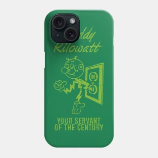 Reddy Kilowatt - Vintage Green Phone Case