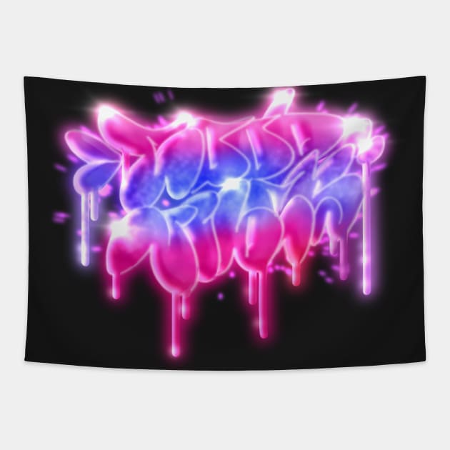 Good Vibes (Goo Vibes Graffiti) Tapestry by CreativeOpus