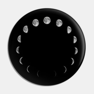 Moon phases Pin