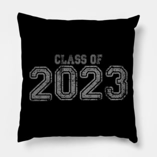 Varsity Gray Class of 2023 Pillow