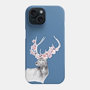 A Buck Watercolor Portrait Phone Case