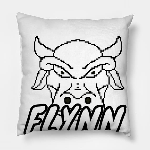 Oxyflynn full logo non transparent design: Pillow by Oxyflynn