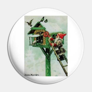 “Feeding Winter Birds” by Jenny Nystrom Pin