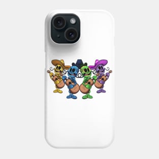 Day Of The Dead Skeletons Phone Case