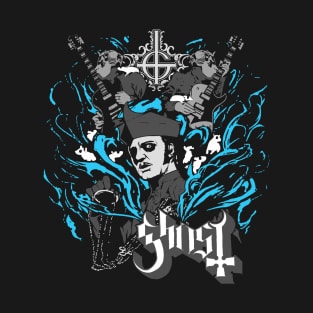 Ghost Retro Dark Grey T-Shirt