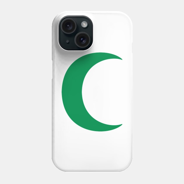 half moon (green) Phone Case by PabloDeChenez