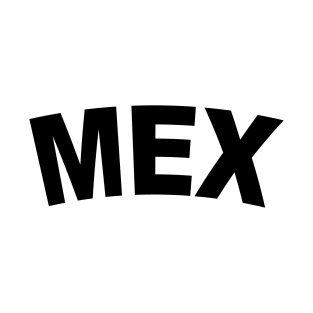 MEX Bold Black T-Shirt