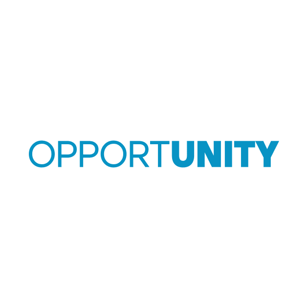 Unique Opportunity Logo Design / Cheerful Blue by Magicform