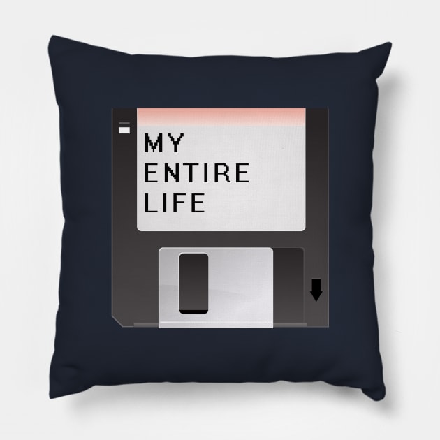 Chuck Bartowski My Entire Life Pillow by Meta Cortex