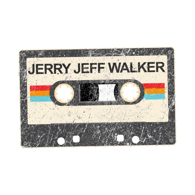 kurniamarga vintage cassette tape Jerry Jeff Walker by kurniamarga.artisticcolorful