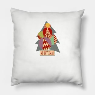 Christmas minimalist (gray) Pillow