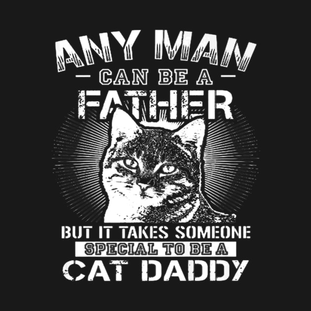 Cat Daddy Father Day by Serrena DrawingFloral