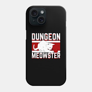 Dungeon Meowstar D20 Cat RPG Tabletop Gamer Gift Phone Case