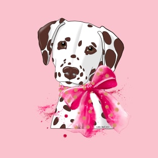 Dalmatian with a bow T-Shirt