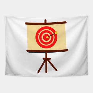 red canvas target design Tapestry