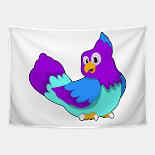 Parrot blue Tapestry