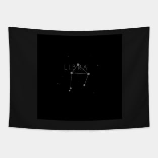 Zodiac sign constellation - libra Tapestry