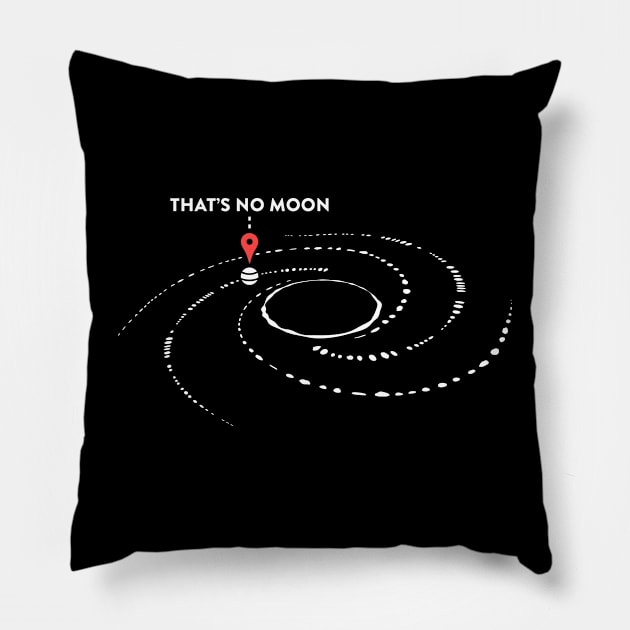 Milky Way Moon Pillow by technofaze