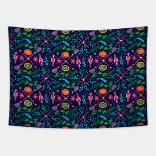 Colorful Pattern Tapestry