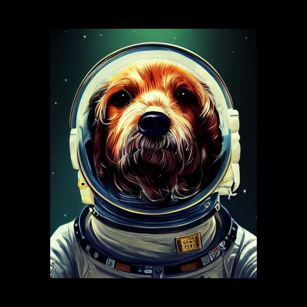 Space Dog In Astronaut Costume by CreativeDesignsx