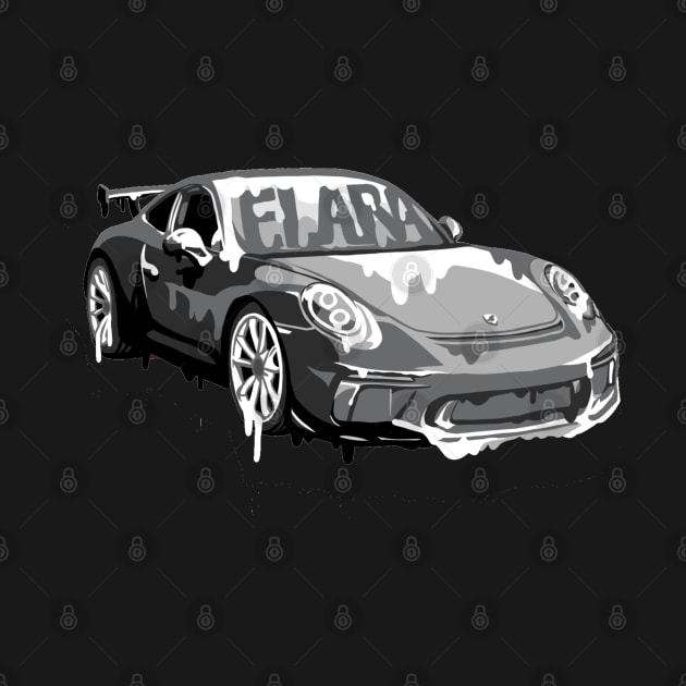 Drippy 911 GT3 by Elara Art Design