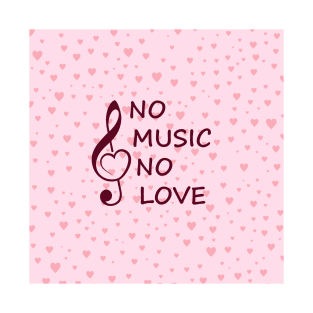 No music no love T-Shirt