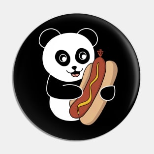 The Panda's Hot Dog Pin