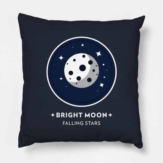 Bright moon Pillow by AuraNova