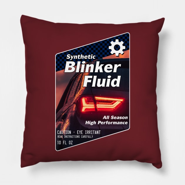 Blinker Fluid Pillow by GloopTrekker