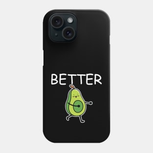 Better Half Avocado Couple Matching Phone Case