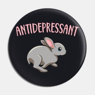 Pet Rabbit Antidepressant Pin