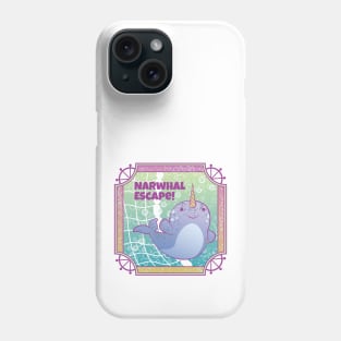 Narwhal Escape Phone Case