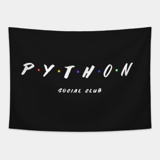 Python Social Club for Programmers and Coders Tapestry