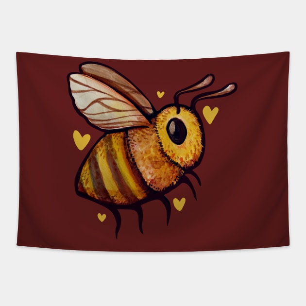 Bee Love Tapestry by bubbsnugg