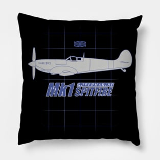 WW2 Spitfire Pillow