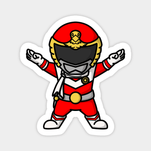 VulEagle Super Sentai Chibi Style Kawaii Magnet