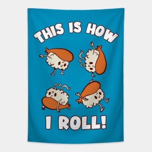 Cute Kawaii Nigiri Sushi | This is How I Roll Tapestry