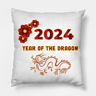 Year of the Dragon Minimalist Pillow