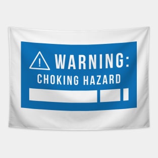 Warning: Choking Hazard - Brazilian Jiu-Jitsu Tapestry