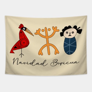 Navidad Boricua 2 Tapestry