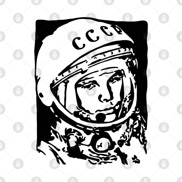 Yuri Gagarin by Slightly Unhinged