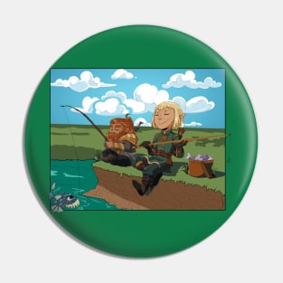 Lazy Day Fishing Pin