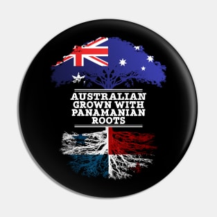 Australian Grown With Panamanian Roots - Gift for Panamanian With Roots From Panama Pin