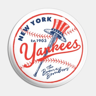 New York Yankees Top Hat 3 by Buck Tee Pin