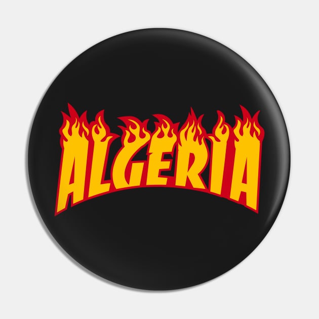 Algeria on fire Pin by lounesartdessin