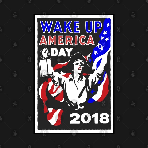 Wake Up America Woke Protest Resist Feminist Revolution 2018 Election Democrat Republican Vote by TravelTime