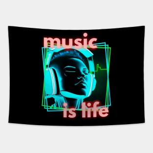 Music Is Life Tapestry